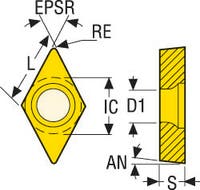 SKÄR DCGW11T302S-01020-L1-B CBN010
