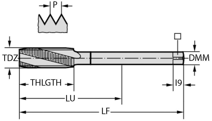 GÄNGTAPP 2146006-M10X1