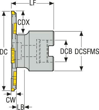 FRÄS R335.19-03.00-0.15-5
