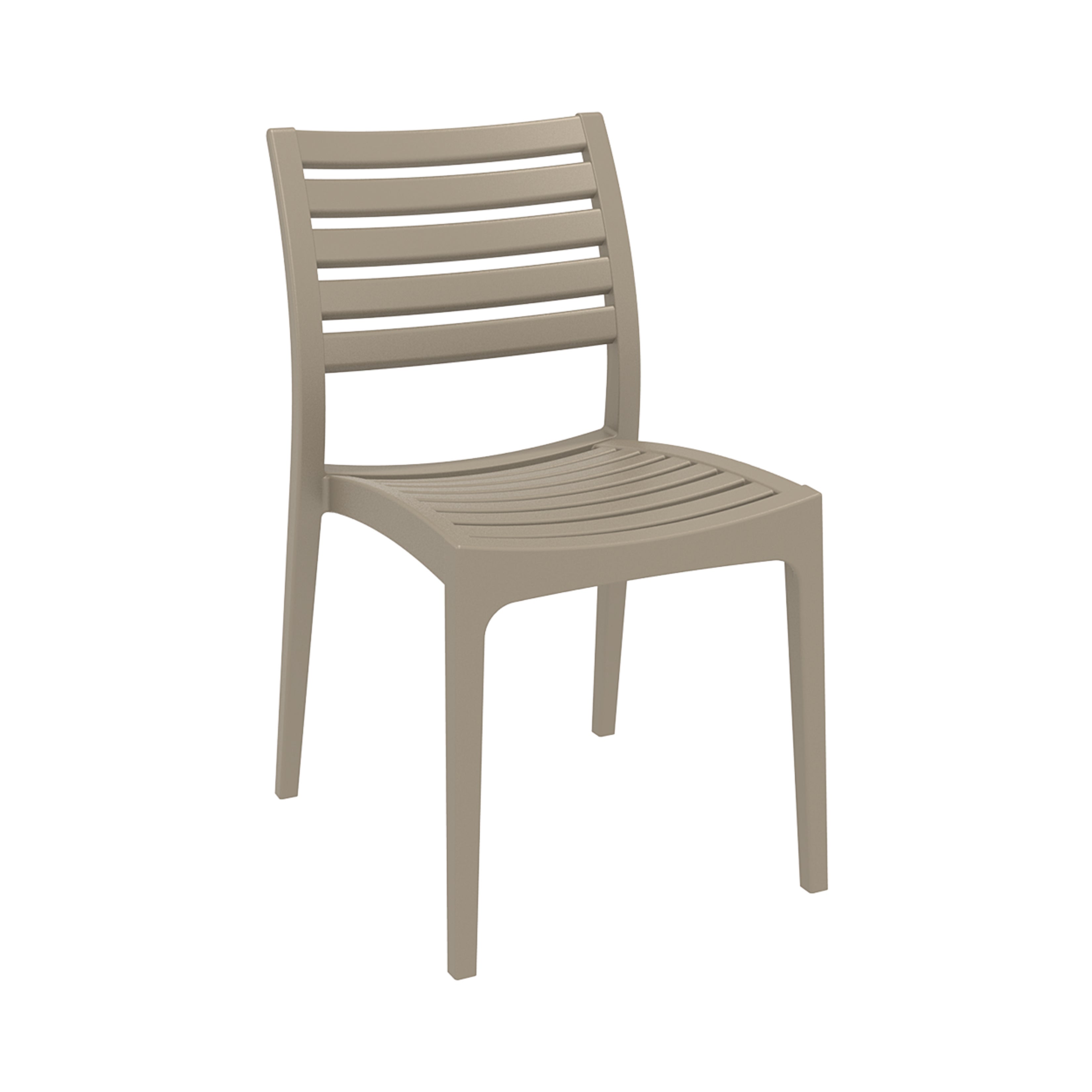 Ares stapelbar stol, taupe