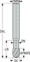 PINNFRÄS HM 660VL030-DIAMOND