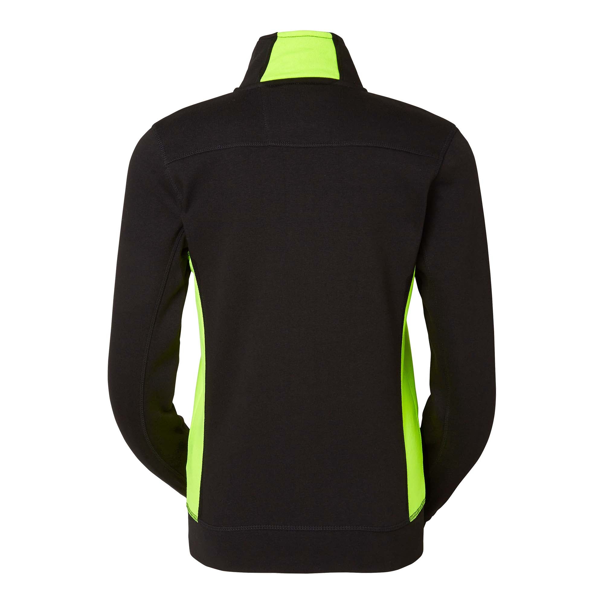 LUCY ZIP COLLAR SVART/GUL L
