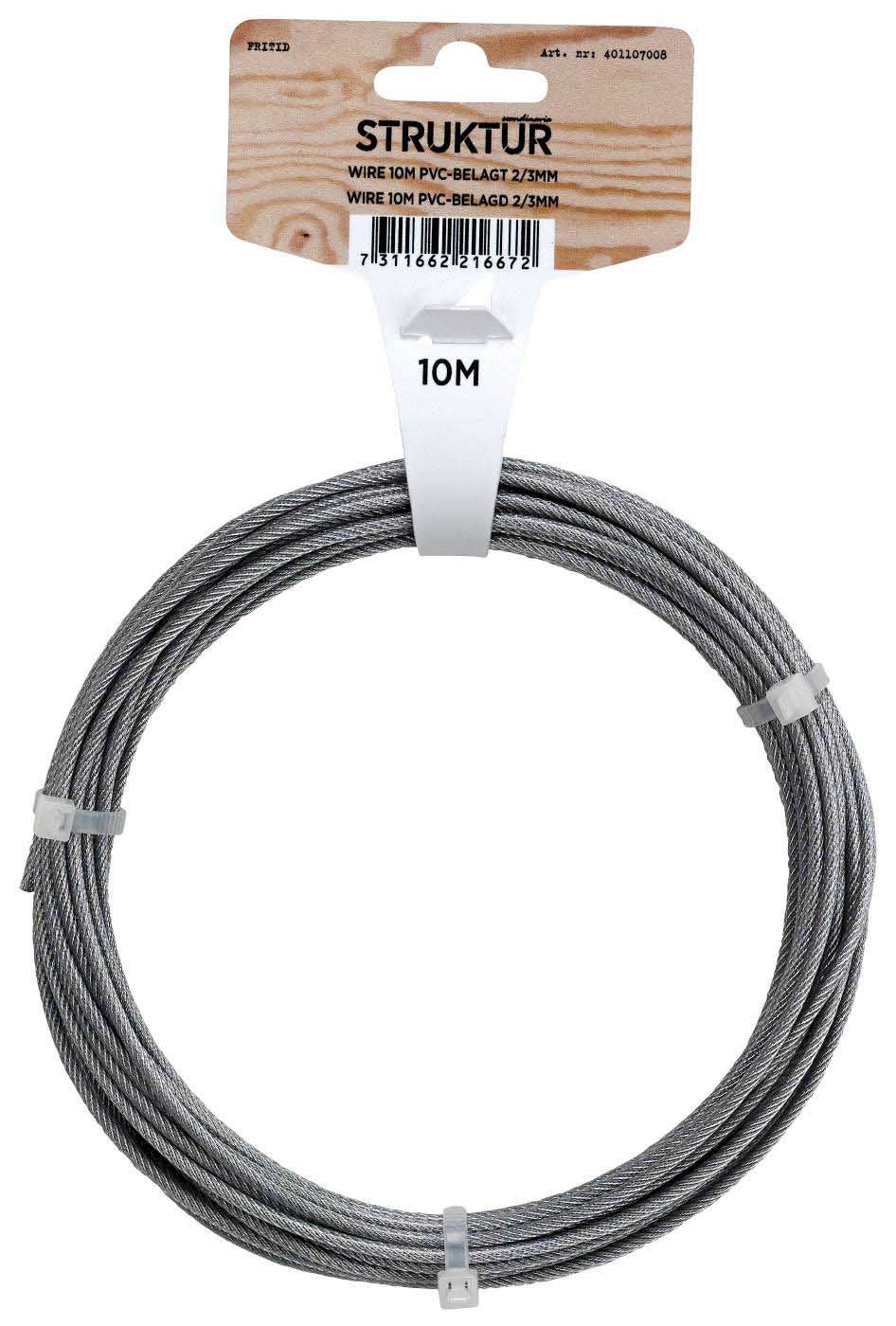 WIRE FZ/PVC 10M Ø2/3MM