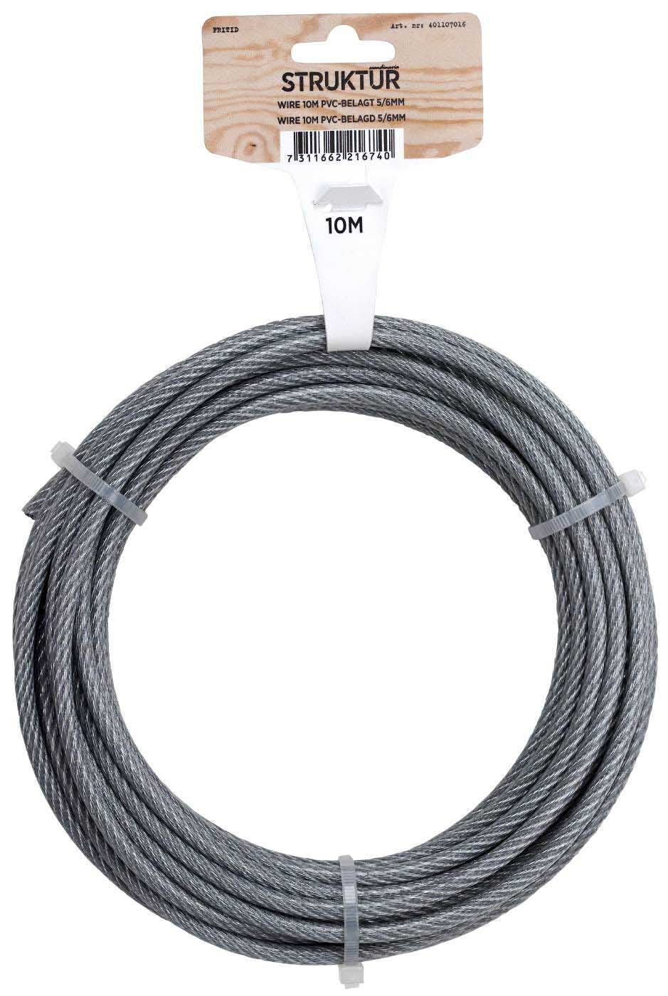Wire fz/pvc 10M Ø5/6mm