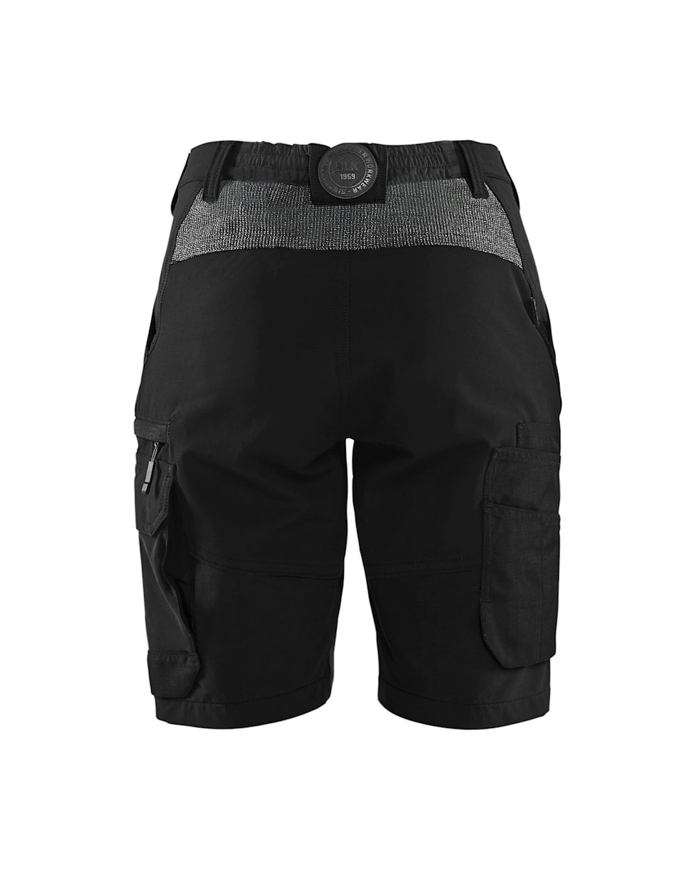Serviceshorts 4-vägsstretch Da m Svart/Mörkgrå C42