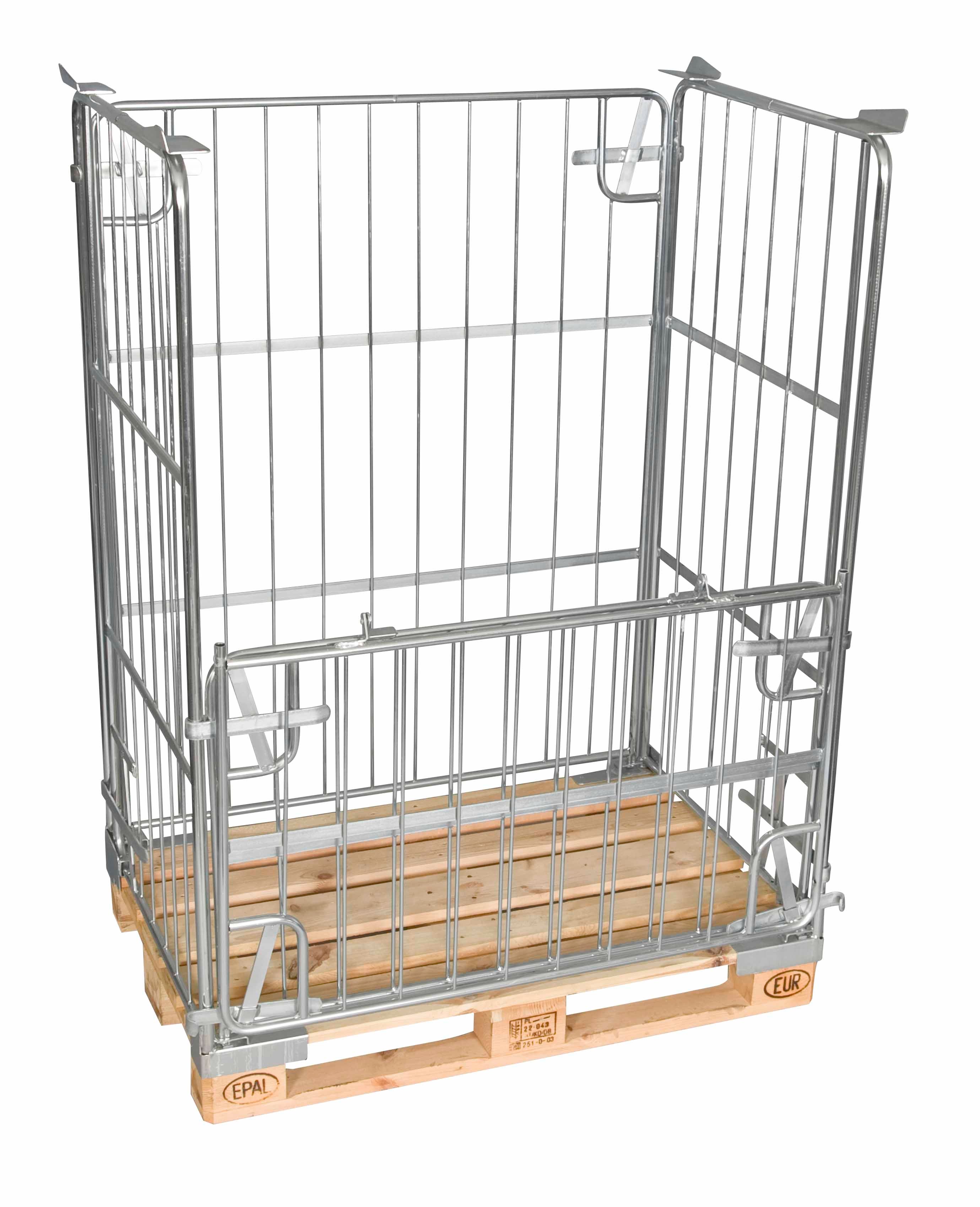 PALLCONTAINER 1500 MM ELFÖRZINKAD