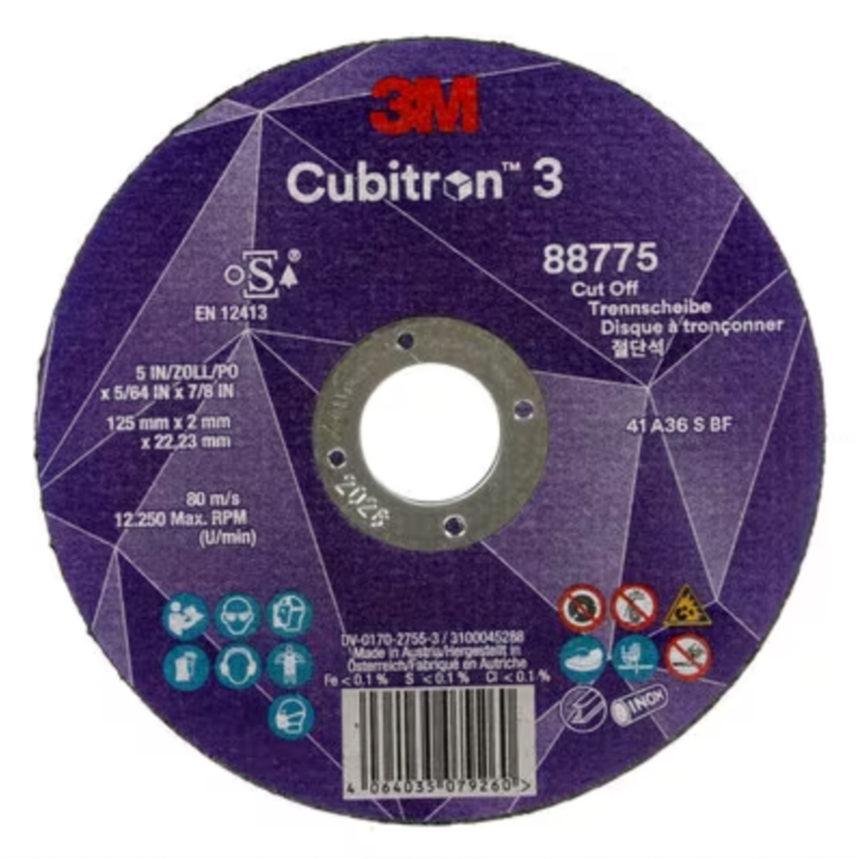 CUBITRON 3 T41 125X2X22 MM KAPSKIVA