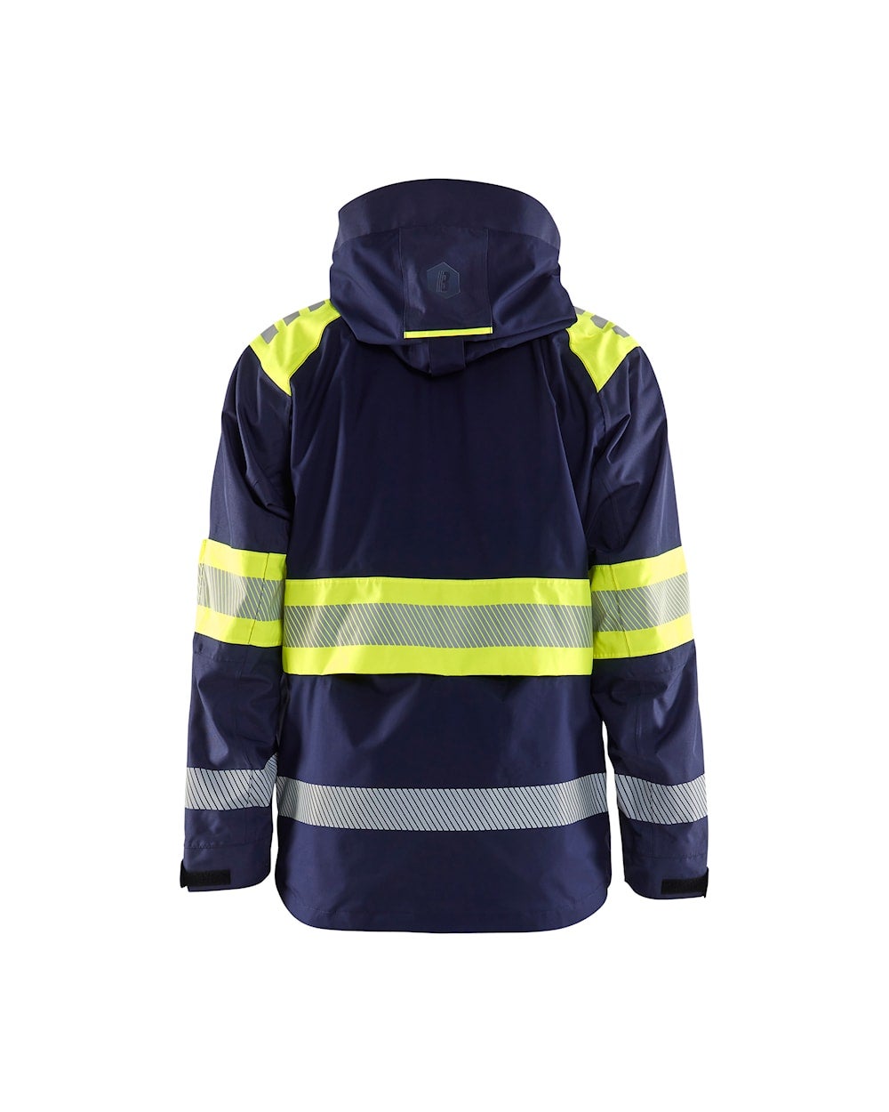 SKALJACKA VARSEL MARINBLÅ/VARS ELGUL 4XL