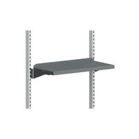 Hyllplan 670x300 mm Grå inkl. konsol