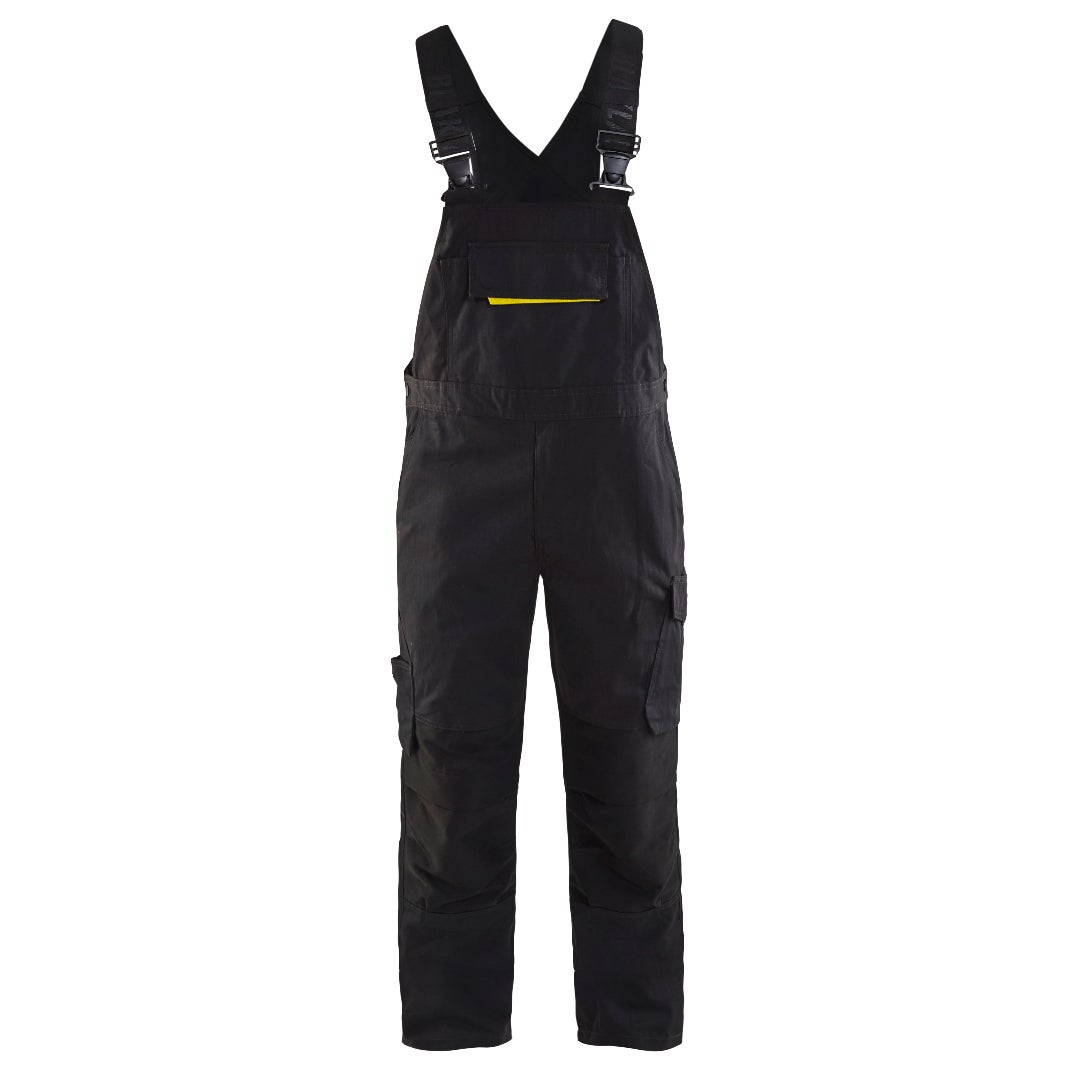 HÄNGSELBYXA 26951330 SVART/GUL 148