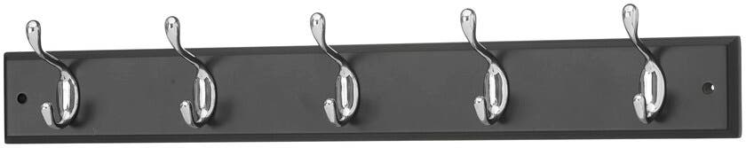 KROKLIST TOR 5-KROK TRÄ SVART/ KROM STRUKTUR 1 ST