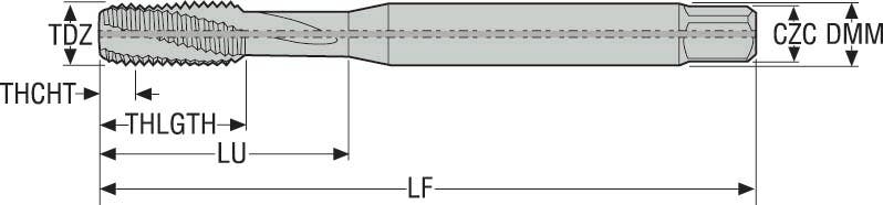 TAPP MTH-M6X1.00ISO6H-BC-P001- A