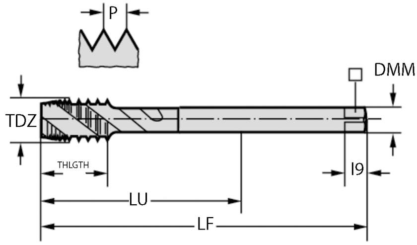 GÄNGTAPP P40569-M12 PARADUR XPERT P