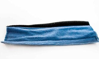 SVETTBAND I FROTTÉ BLÅ