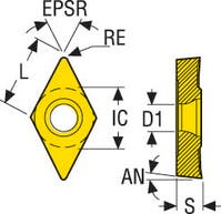 SKÄR DCGT11T304F-AL KX