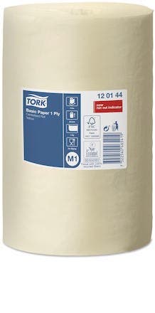 Handtorkrulle 1-lag retur C-M Tork Basic Papper M1 11 rlr