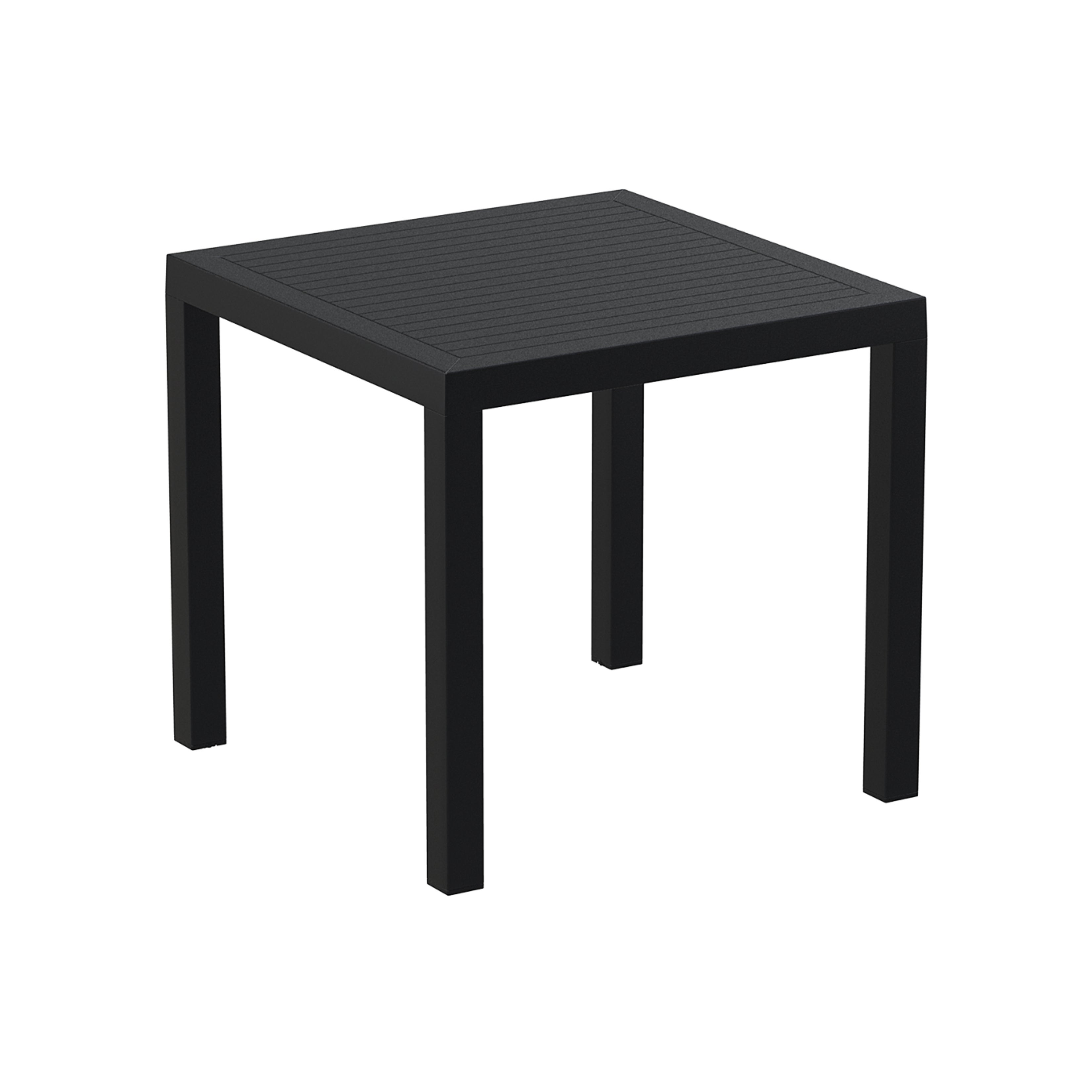 Ares bord 80x80, svart