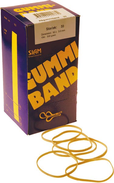 Rågummiband 500g 1,5 x76mm Nr 18  1590st/fp