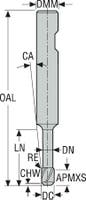 PINNFRÄS HM 170020-MEGA-64