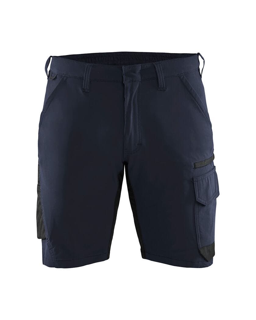 Serviceshorts 4-vägsstretch Mö rk marinblå/Svart C44