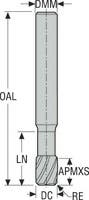 PINNFRÄS HM 40K080-HEMI