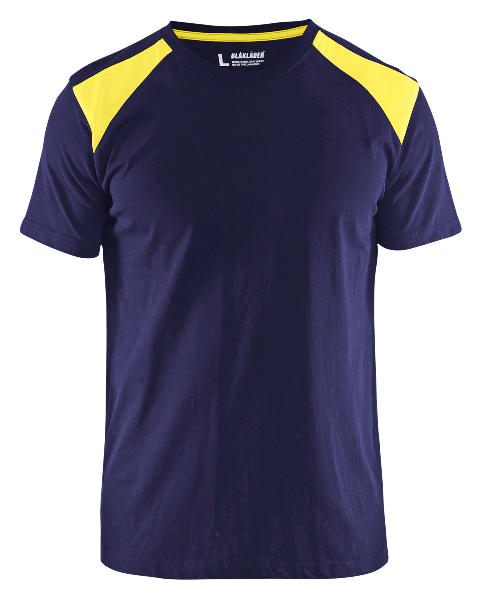 T-SHIRT 33791042 MARIN/GUL L