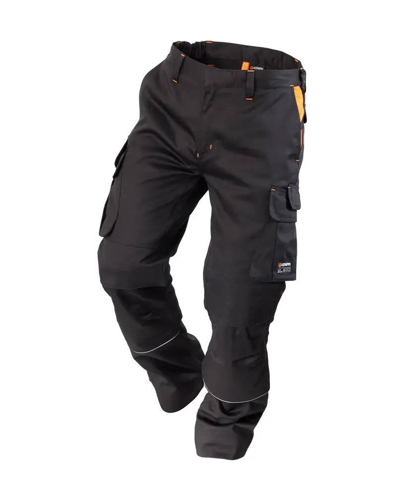 SVETSBYXOR LAHTI, SVART/ORANGE , STL XS