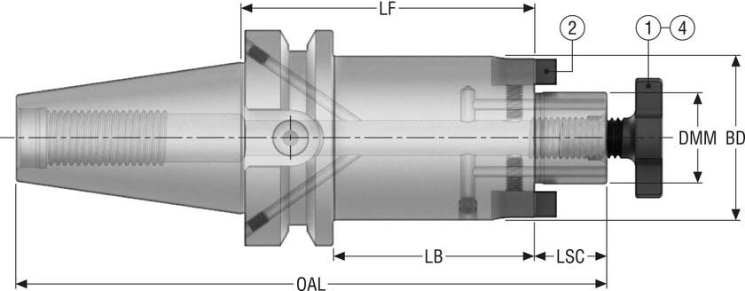 HÅLLARE BT50TFADB-SM40-120-F3L 1