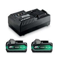 BATTERISET 2XBSL36A18X/LADDARE HIKOKI 18V/36V MV 2,5AH/5AH