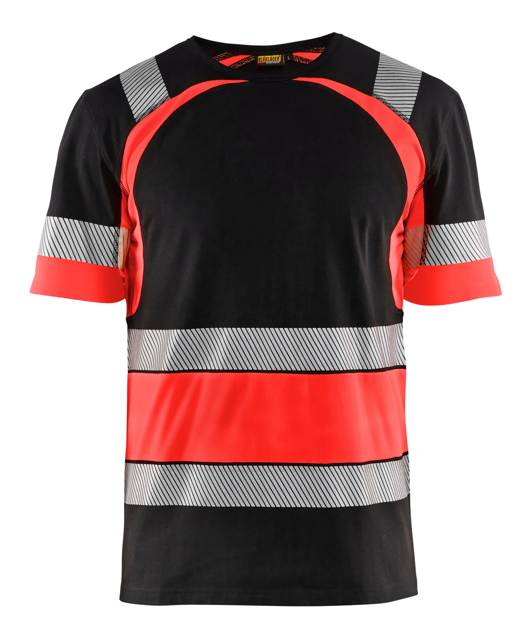 T-SHIRT 34211030 SVART/RÖD XXL