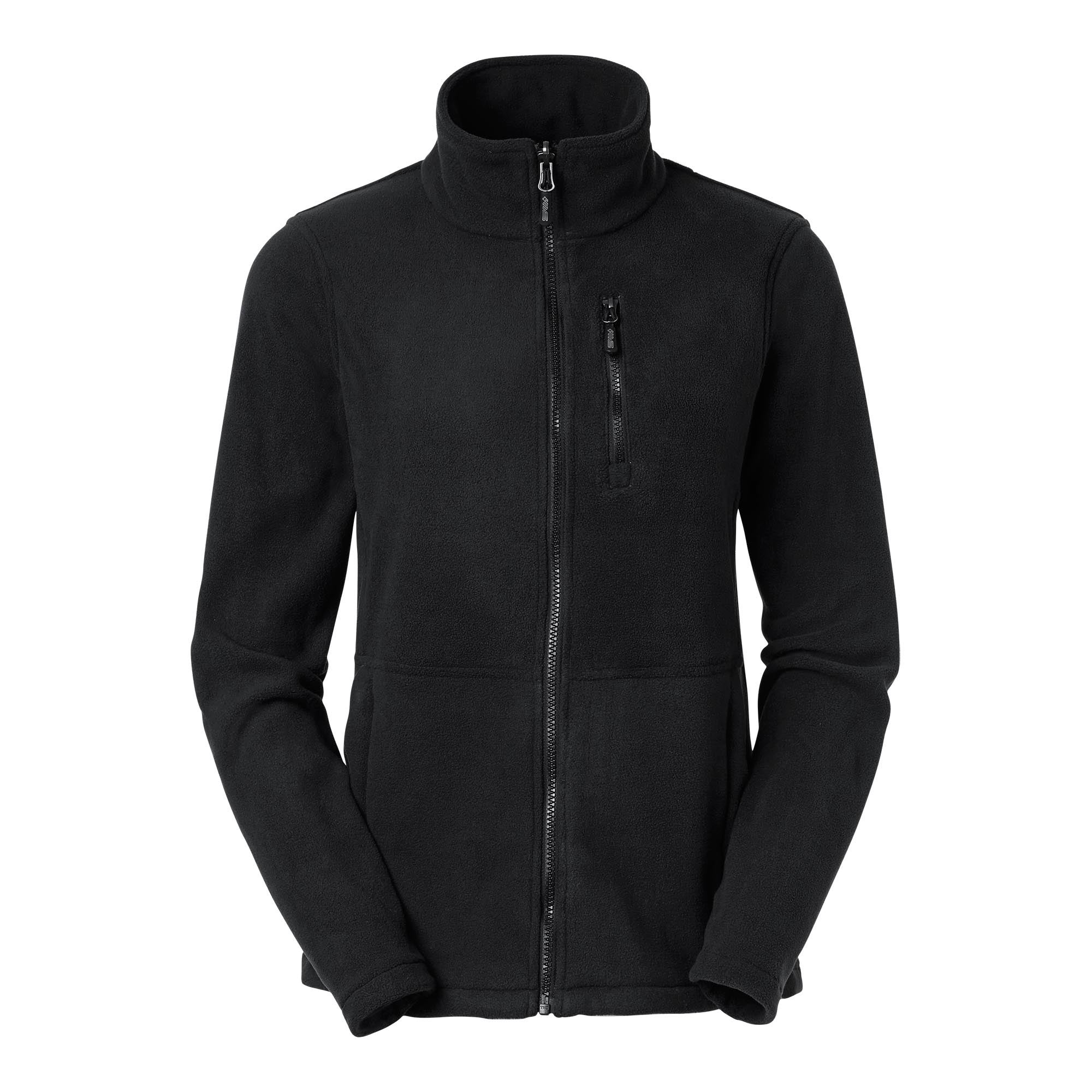FLEECE ZIP ALMA SVART S