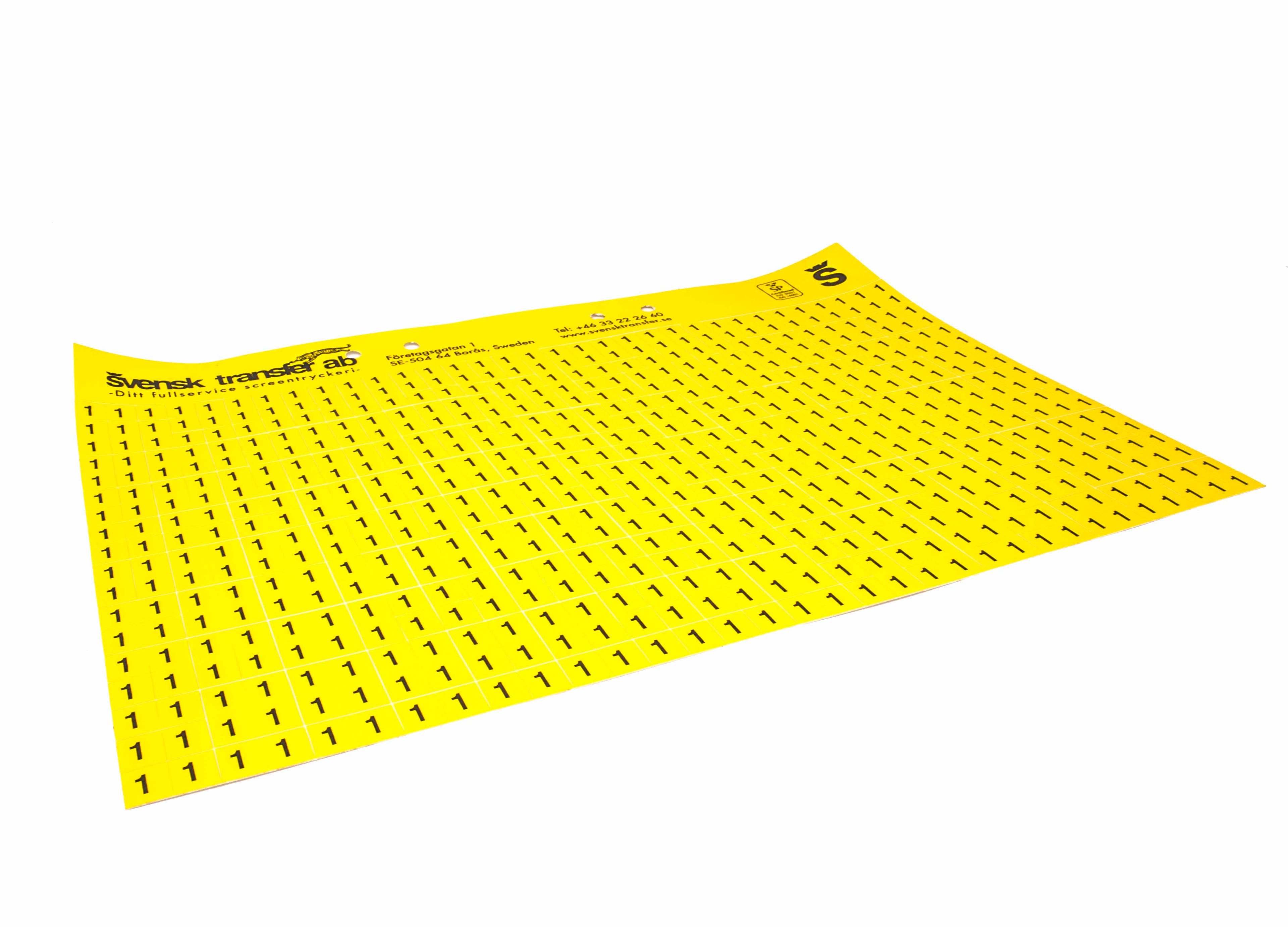 KALIBRERINGSARK GUL 12