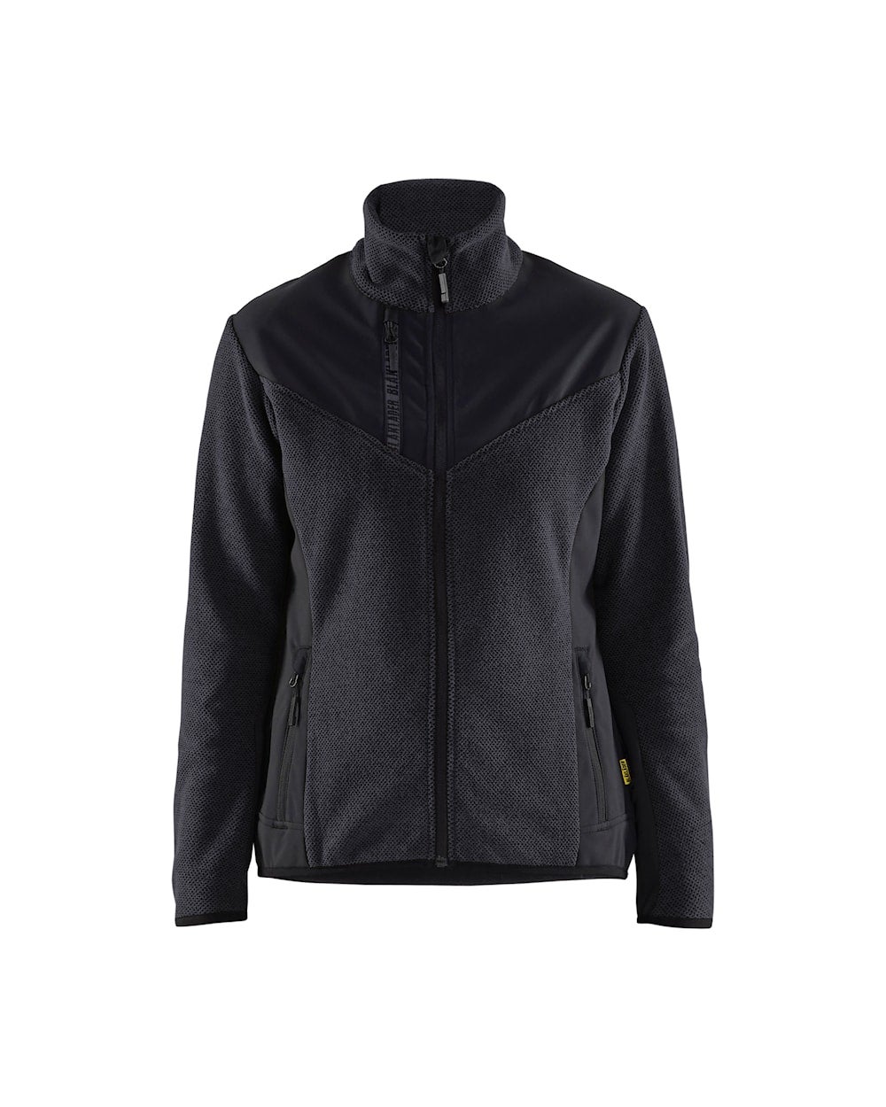 STICKAD JACKA MED SOFTSHELL DAM ANTRACITGRÅ/SVART XXXL