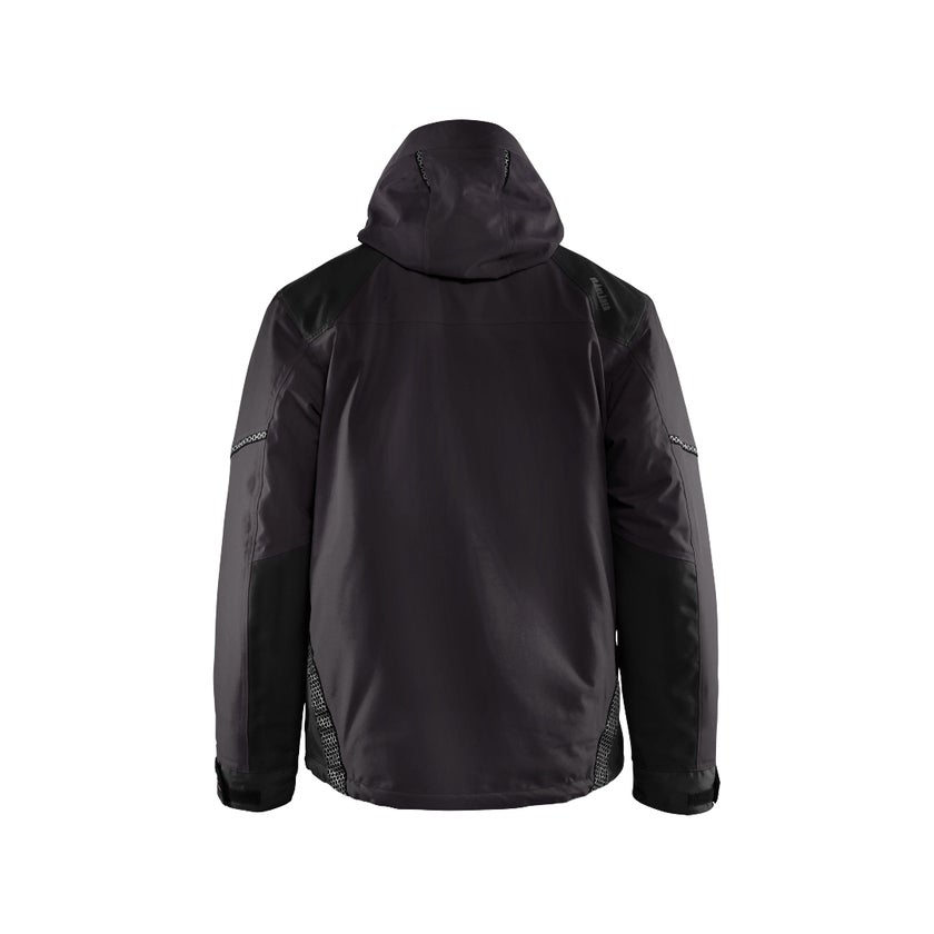 JACKA 48811987 MÖRKGRÅ/SVA 4XL