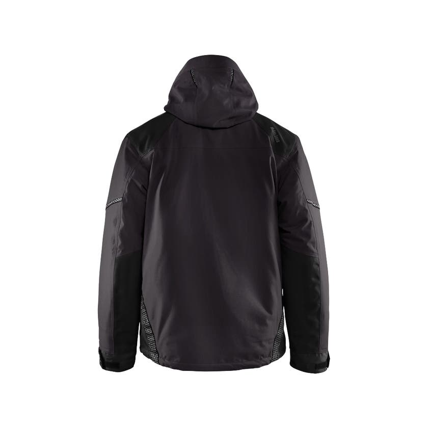 JACKA 48811987 MÖRKGRÅ/SVA 4XL