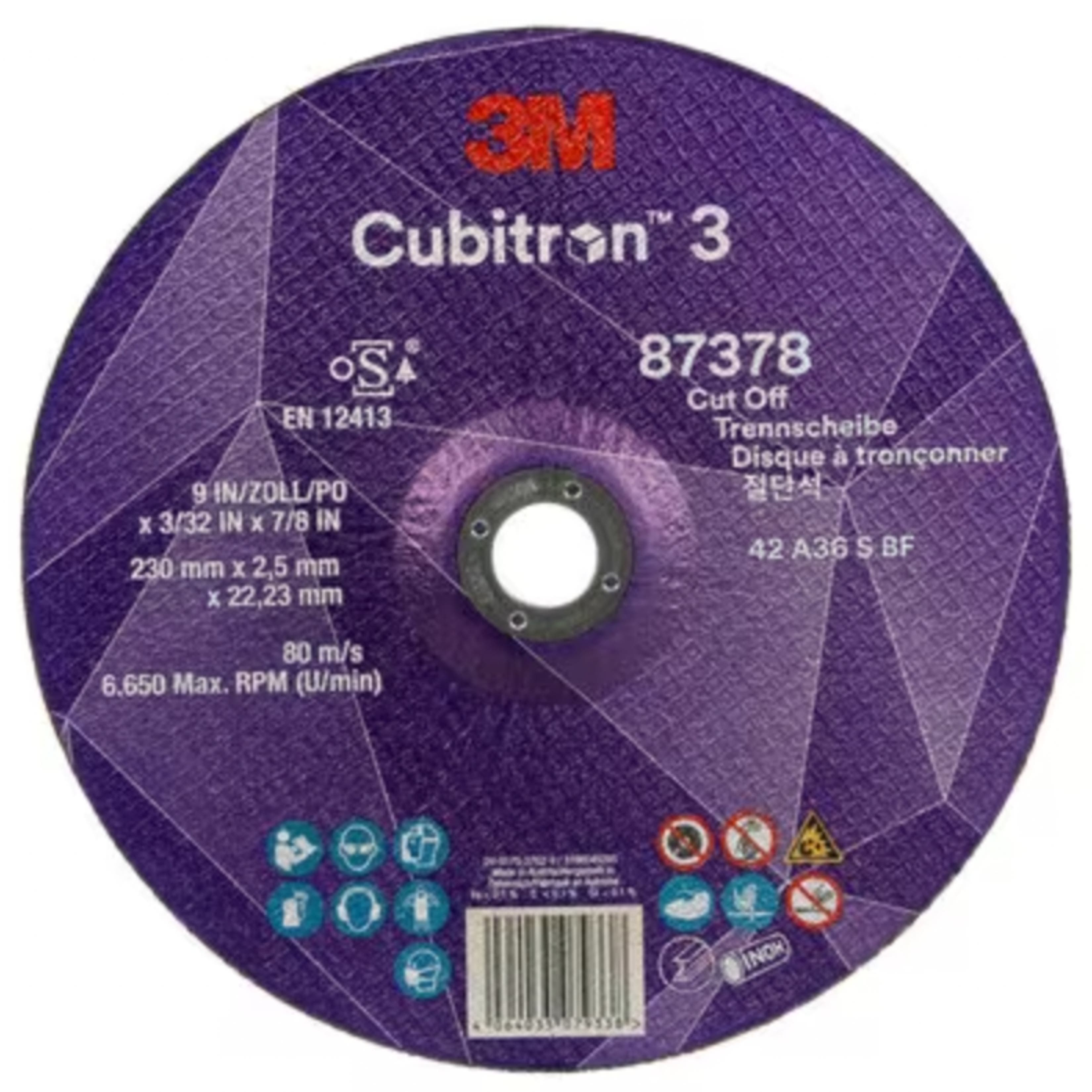 CUBITRON 3 CUT-OFF WHEEL, 8873 2
