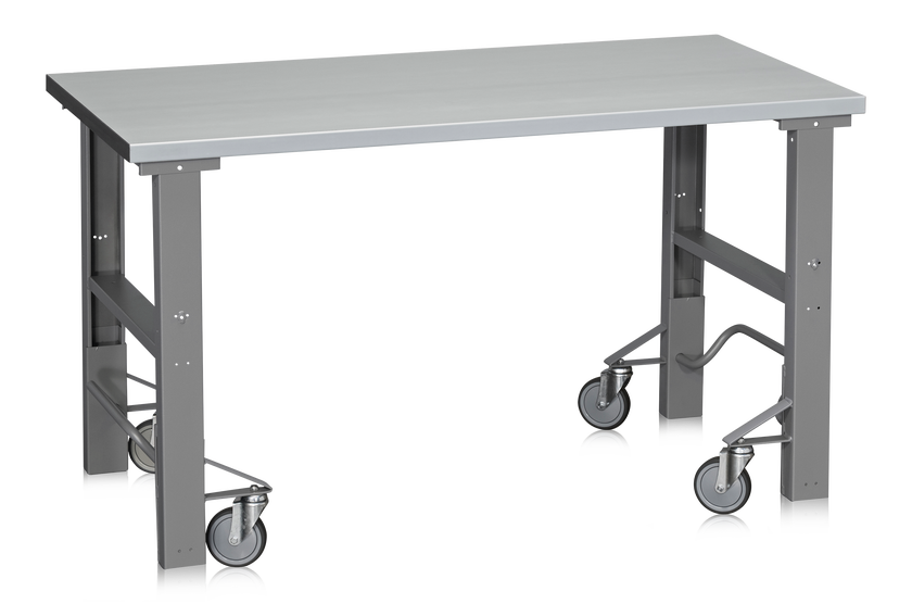 Arbetsbord HD 500 Mobil 1600x8 00 mm Vinyl