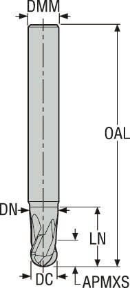 PINNFRÄS RADIE HM 112 10MM JH112100E3B.0Z2-HXT