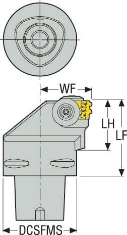 HÅLLARE C6-CNL-45065-1C-X
