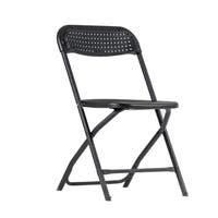 BIG ALEX, FÄLLBAR STOL, SVART SITS, SVART STATIV