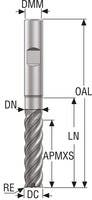 PINNFRÄS HM JS754100E3R200.3Z4 -HXT