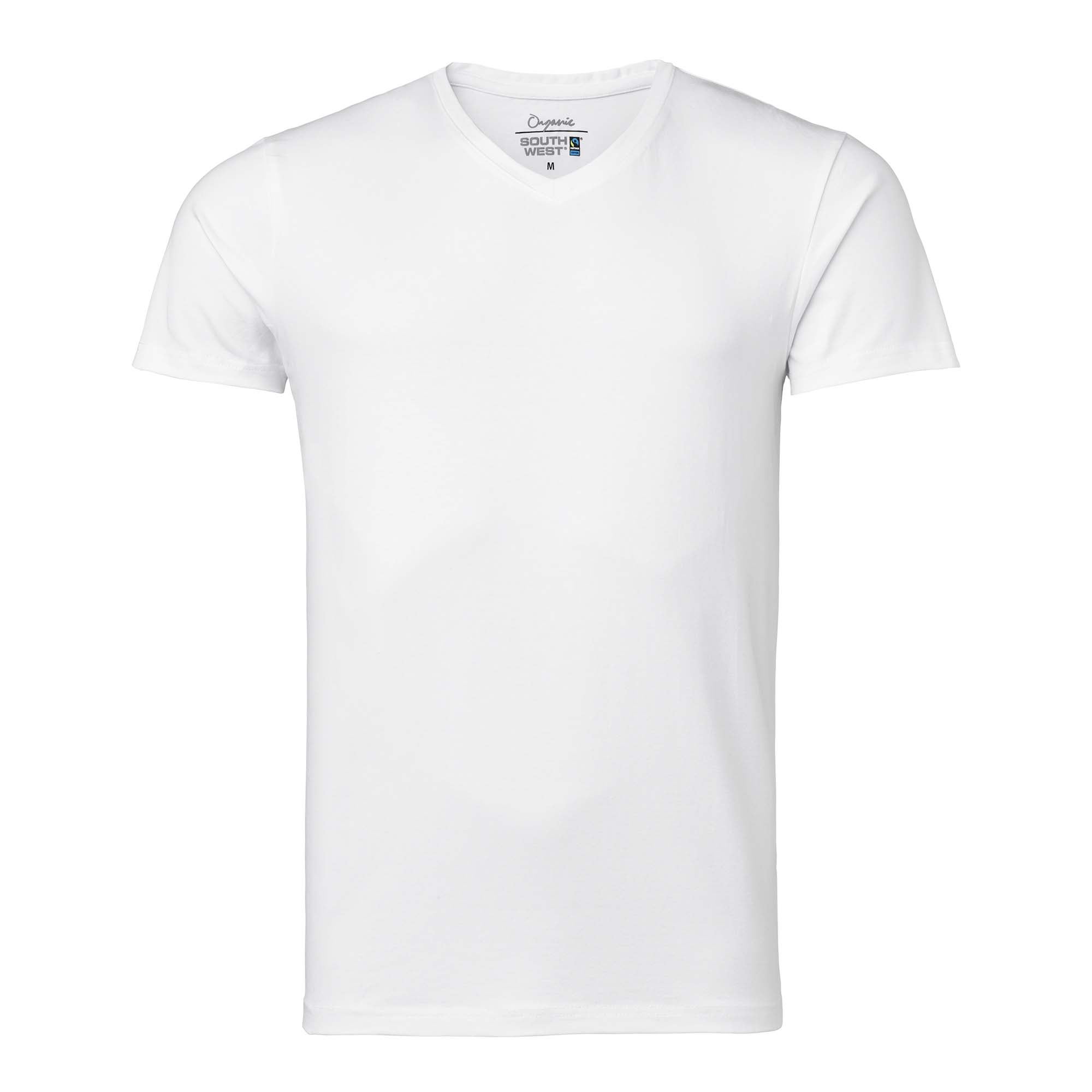 T-SHIRT FRISCO MS VN GOTS VIT
