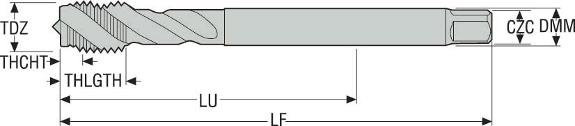 TAPP MTH-M8X1.00ISO6HX-BC-P011