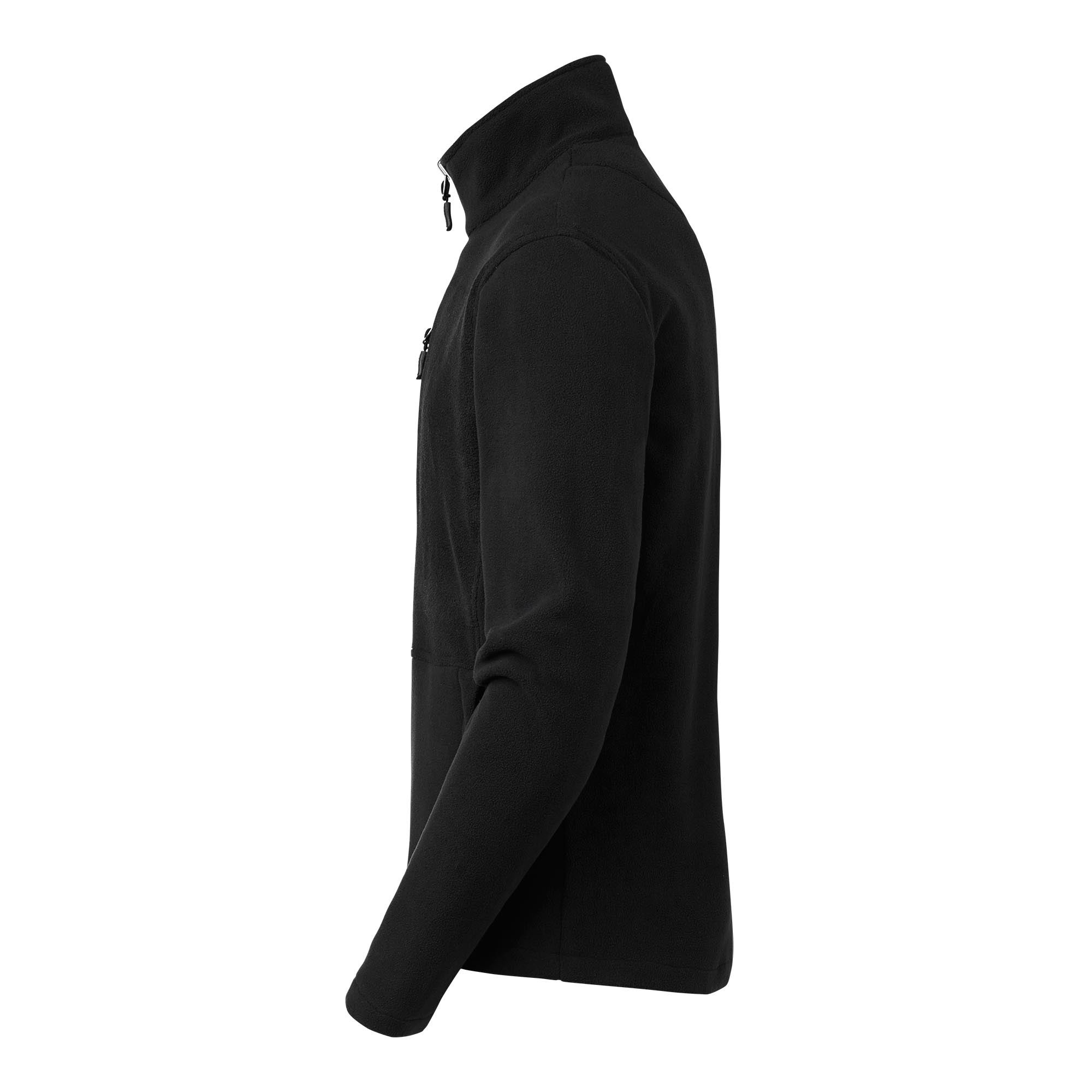 FLEECE ZIP AMES SVART S