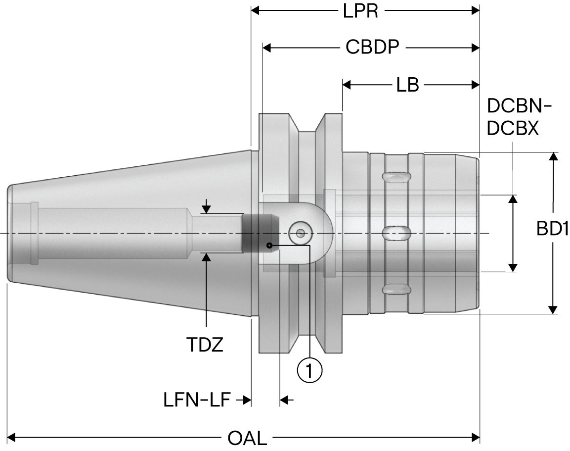 HÅLLARE BT40AD-PMC20-065