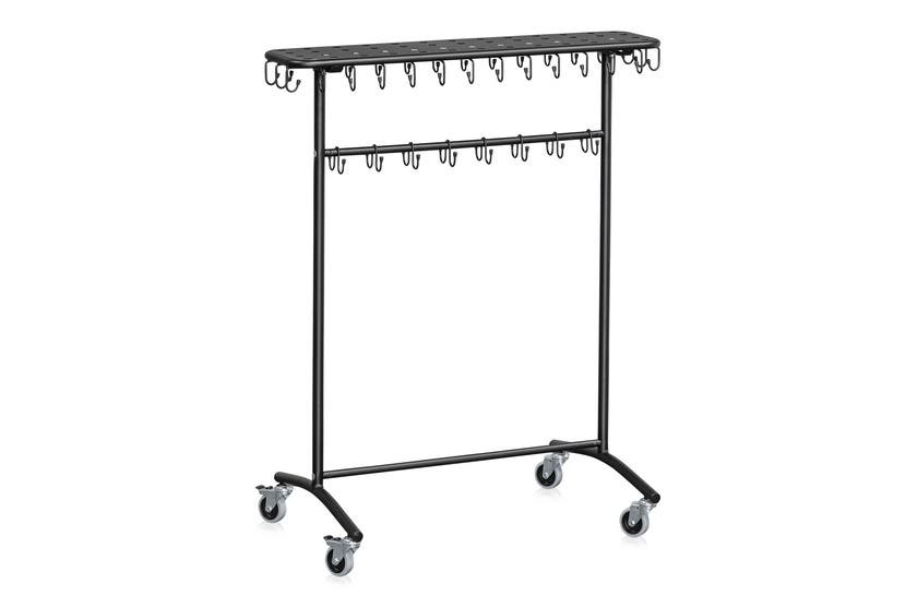 Klädvagn 30 Platser Svart
