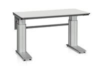 Bordsstativ W 500 1600x800 mm Grå Laminat