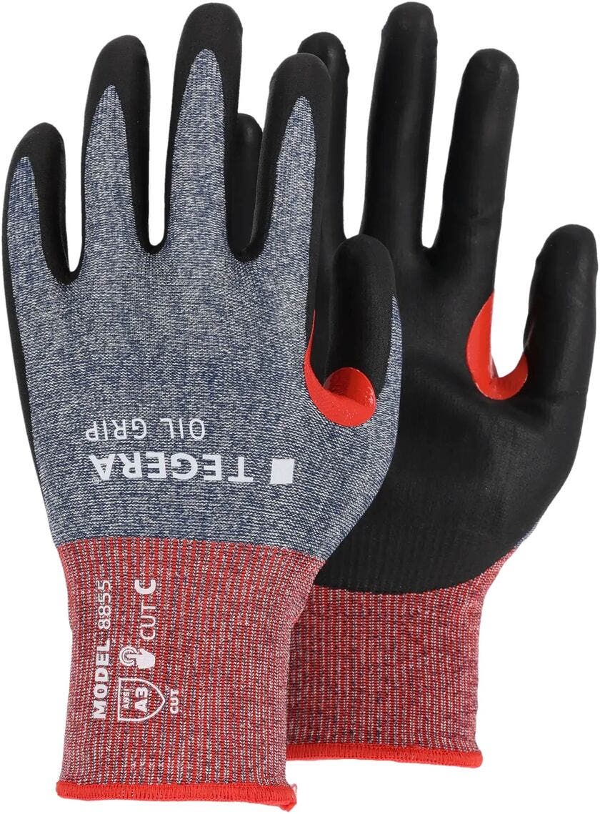 Syntethandske TEGERA® 8855 CRF OIL GRIP Stl 10