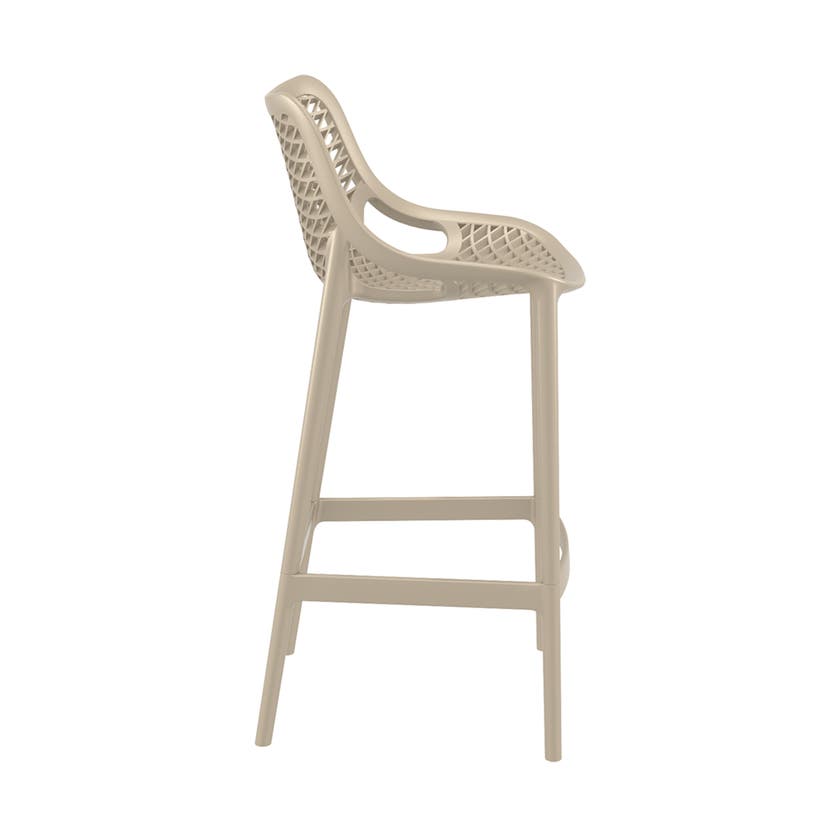 Air barstol 75 cm, taupe