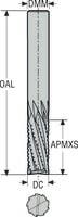 PINNFRÄS HM 860100Z8.0-DURA